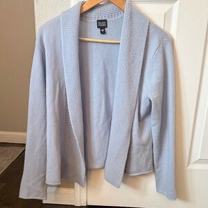 Eileen Fisher Soft Blue Cashmere Cardigan